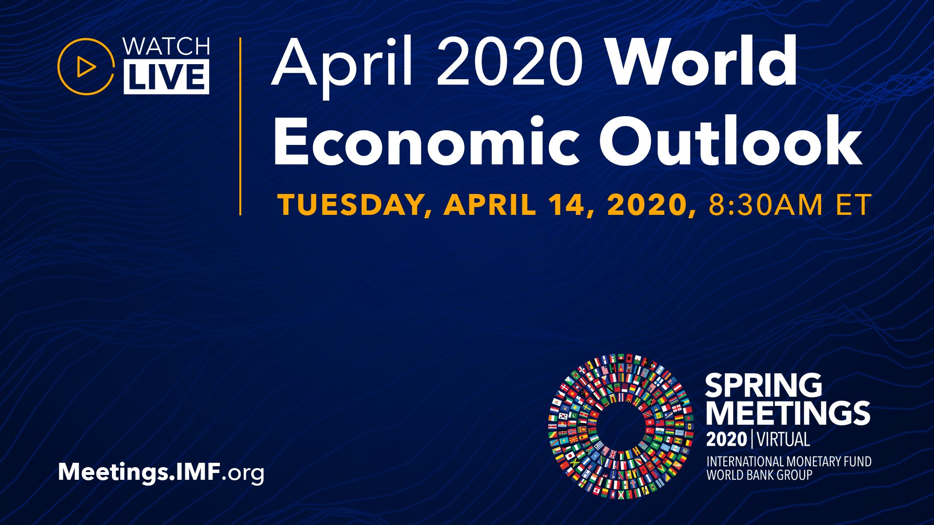 What can we expect for the global economy? Join us on Tuesday, April 14 at 8:30am EDT for the release of the April 2020 World Economic Outlook.