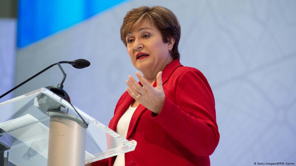 Kristalina Georgieva delivers projections for the global economy ahead of the IMF Meetings