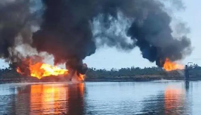 BREAKING: Explosion Rocks Trans-Niger Pipeline in Rivers State