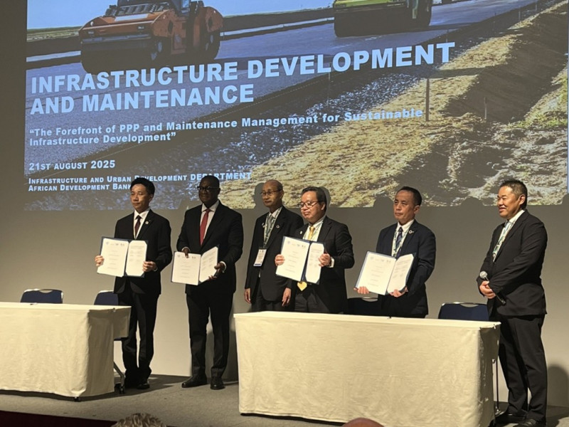 Ninth Tokyo International Conference on African Development (TICAD9): African Development Bank signs agreement with Shimizu Corporation, Kao Corporation and Nippon Road Co Ltd to advance climate-resilient road maintenance solutions for Africa
