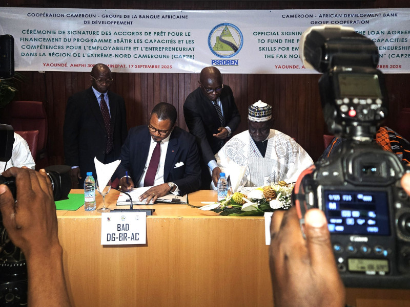 Cameroon, African Development Bank (AfDB) sign €136 million loan deal to develop skills and entrepreneurship in Far North