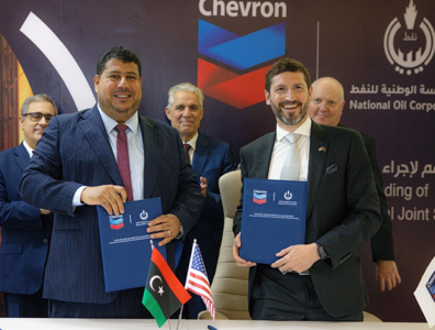 Libya’s NOC signs production-sharing agreement with Chevron